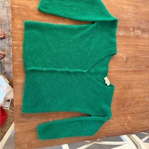 Sezane Emerald Barry Cardigan
